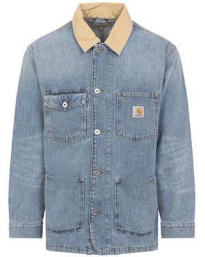 Carhartt Warren Chore Denim Jacket - Blue