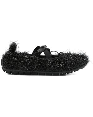 【SIMONE ROCHA】ギリーグリッターバレエフラット レディース Simone Rocha バレエフラット & バレエシューズ