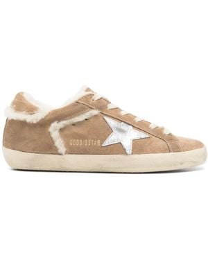 Golden Goose Super-Star Sneakers - Natural