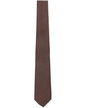 Frankie Shop Polka-Dot Tie - Brown