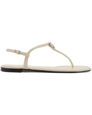 Giuseppe Zanotti Muse Flat Sandals - White