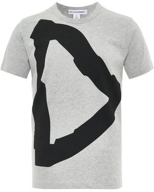 Comme des Garçons Graphic-Print T-Shirt - Grey
