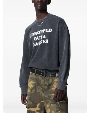 DAGGER Sweatshirt Mit Slogan-Print - Blau