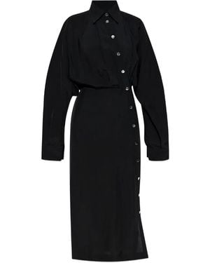 Sportmax Fitted Midi Dress - Schwarz