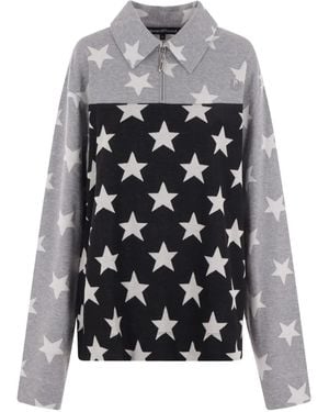 Reward If Found Poloshirt mit Stern-Print - Grau