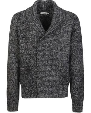 Altea Wool Double-Breasted Cardigan - Gray