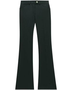 Courreges High Waisted Wide-Leg Trousers - Blue