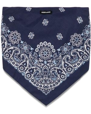 Miu Miu Triangle Top - Blue