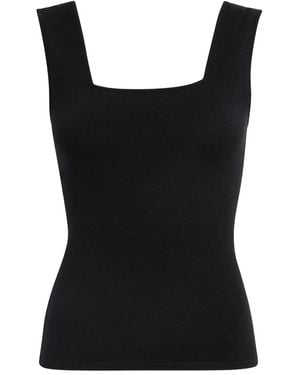 KHAITE Square Neck Sani Top - Black
