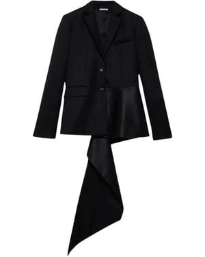 JW Anderson Asymmetric Draped Blazer - Black
