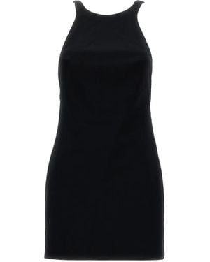 ANDAMANE Robe Mi-Longue Carmen Sans Manches À Dos Ouvert - Black