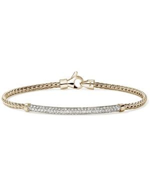John Hardy 14Kt Jh Essential Diamond Bracelet - White