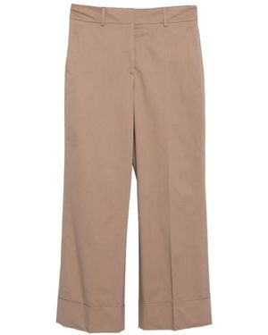 Incotex Arlys Cuffed Trousers - Natural