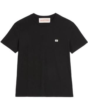 Valentino Garavani Vlogo-Patch T-Shirt - Black