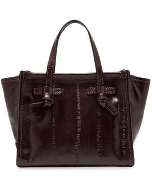 Gianni Chiarini Small Miss Marcella Buckle-Detail Tote Bag - Brown