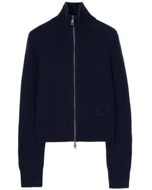 Burberry Cashmere Blend Jacket - Blue