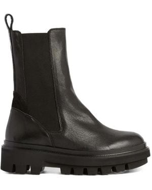 AllSaints Bottines Chelsea Billie À Semelle Épaisse - Black