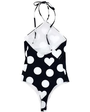 Jacquemus Maillot De Bain À Pois - White