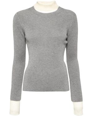 B+ AB Layered Top - Grey