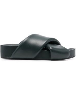 Jil Sander Crossover Toe-Strap Sandals - Gray