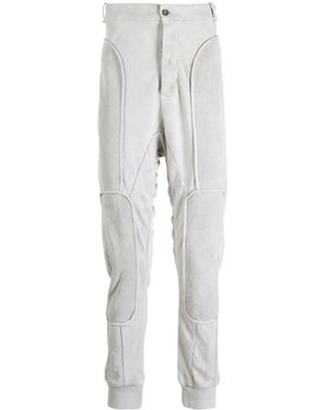 Masnada Paneled Drop-crotch Cotton Pants - White