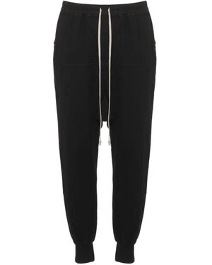 Rick Owens Trainingsbroek Met Verlaagd Kruis - Zwart