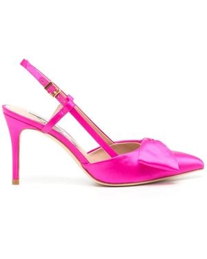 Sachin & Babi Lenox 90Mm Bow-Detail Court Shoes - Pink