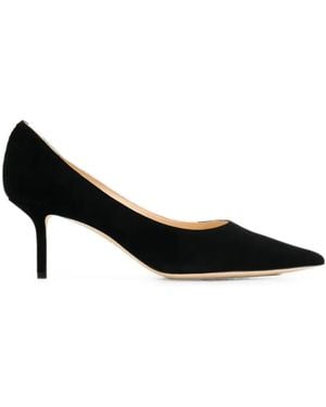 Jimmy Choo Love Suede Court Shoes - Black