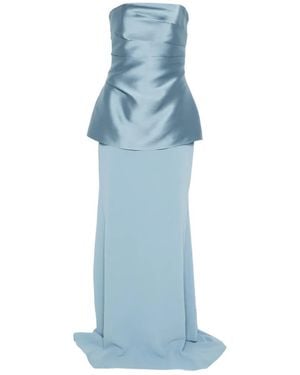 Solace London Alia Maxi Dress - Blue