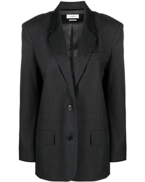 Isabel Marant Onilind Checked Blazer - Black