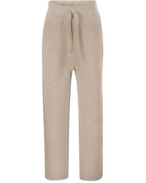 Majestic Filatures Pantaloni Con Coulisse - Neutro