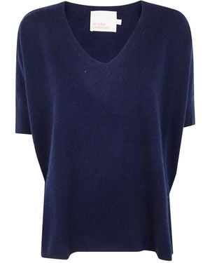 ABSOLUT CASHMERE V-Neck Knitwear - Blue