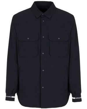 ARMANI EXCHANGE Long-Sleeve Shirt - Blue