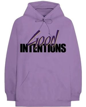 Vlone(GOAT) X Nav Doves Drawstring Hoodie - Purple