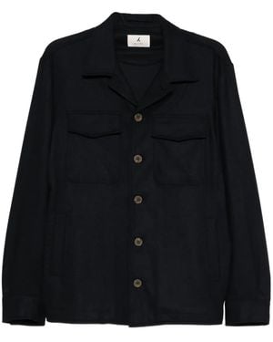 Myths Hemdjacke Mit Klappentaschen - Schwarz