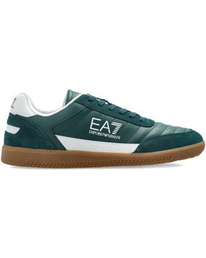 EA7 Sneakers Con Logo - Verde