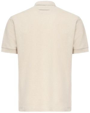 ZEGNA Vネック ポロシャツ - ホワイト