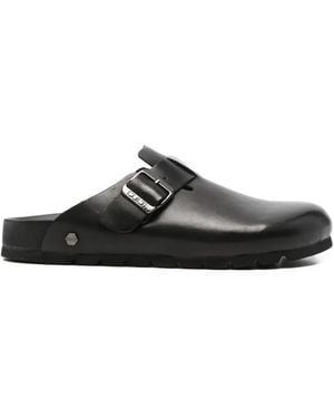 Cult Scorpion 4783 Buckle-Fastening Leather Mules - Black