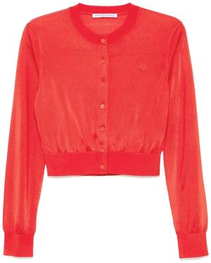 Alexander Wang Cárdigan corto - Rojo
