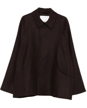 SAGE NATION Sobretodo con motivo de espiga - Negro