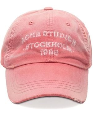 Acne Studios Logo Cap - Pink