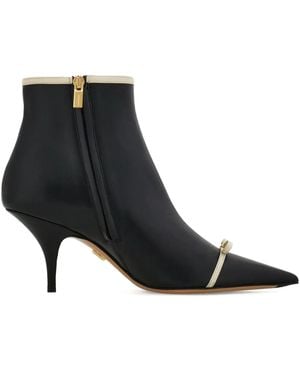 Ferragamo 70Mm Pointed-Toe Bow-Detail Ankle Boots - Black