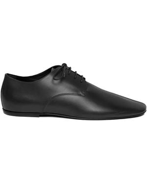 Dries Van Noten Zapatos oxford con puntera cuadrada - Negro