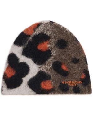 Givenchy Gorro De Lana De Alpaca Con Motivo De Leopardo En Jacquard - Multicolor