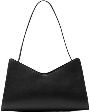 Marsèll Trapezoid Leather Tote Bag - Black