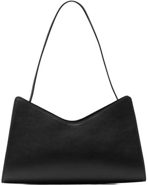 Marsèll Trapezoid Leather Tote Bag - Black