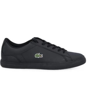 Lacoste Lerond Logo-Patch Trainers - Black