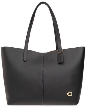 Coach reversible tote white best sale