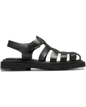 Officine Creative Wisal 030 Round-Toe Sandals - Black