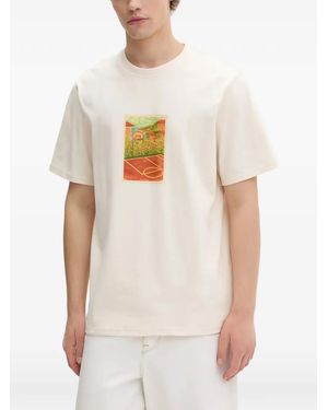 Les Deux Graphic-Print T-Shirt - White